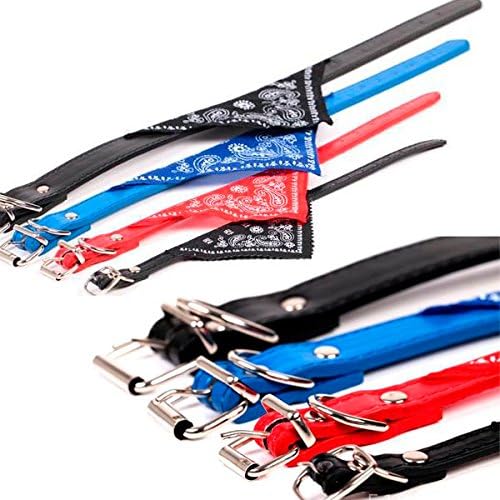 Blue Cute Adjustable Triangle Scarf Pet Dog Safety Collar Bandana Small