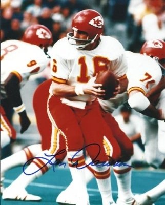 Len Dawson Autographed Kansas City Chiefs 8x10 Photo ~ Hall of Famer