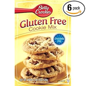 Betty Crocker Gluten Free Chocolate Chip Cookie Mix, 19-Ounce Boxes (Pack of 6)