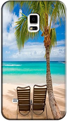 Beautiful Trees Beach Sunshine Cases / Covers Design Special For Samsung Galaxy S5 i9600 Style No.7