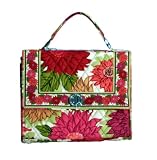 Vera Bradley Julia Handbag Purse in Hello Dahlia!