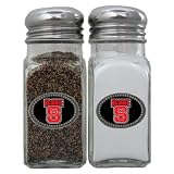 Review Bergamot  / North Carolina State Wolfpack NCAA Logo Salt/Pepper Shaker Set