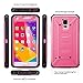 S5 Case, Galaxy S5 Case, ULAK Hybrid KNOX ARMOR Heavy Duty Shockproof Dual Layer Protective Case for Samsung Galaxy S5 Device (Rose Red)