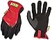Mechanix Wear: FastFit Work Glove with Elastic Cuff for Secure Fit, Performance Gloves for Multi-Purpose Use, Touchscreen Capable Safety Gloves for Men (Red, XX-Large)