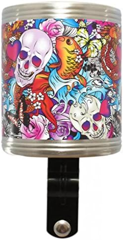 Custom Beach Cruiser Bicycle Stainless Steel Cup Holder - Koi Tattoos