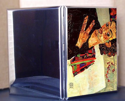 Cheap Vases Self Portrait With Black Clay Vase And Spread Fingers