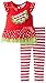 Rare Editions Baby Baby Girls' Red Stripe Legging Set