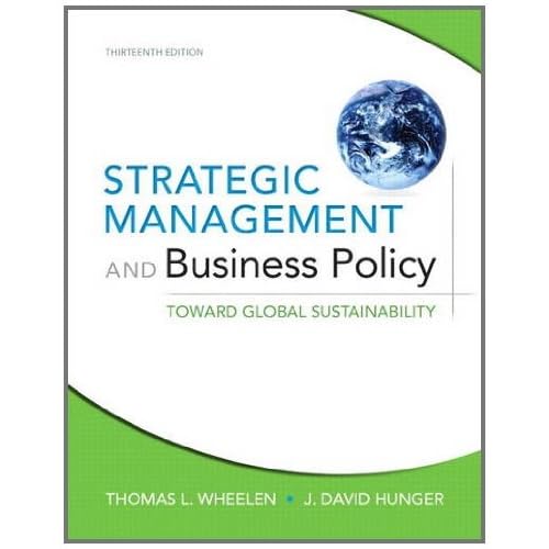 Sustainability 13th Edition 9780132153225 Thomas L Wheelen J Black Cow Paperback