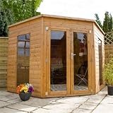 from ESCAPE 8FT x 8FT SOLIS CORNER SUMMERHOUSE (Solid OSB & Floor) Model 8ftx8ftsolissummerhouse