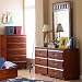 Merlot Dresser and Mirror Set