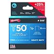 Arrow Fastener 508 Genuine T50 1/2-Inch Staples, 1,250-Pack