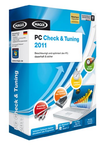 MAGIX PC Check & Tuning 2011 – Lizenz für bis zu 3 PCs