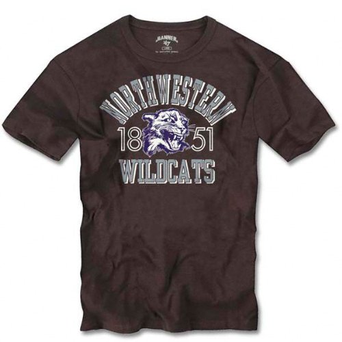 Northwestern Wildcats 47 Brand Scrum Tee