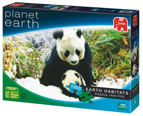 Jumbo 17044 - Planet Erde - Bedrohte Tierarten / Riesen-Panda - 1000 Teile Preisvergleich