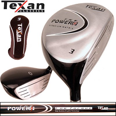 Texan Classics NEW POWER Titanium Wood w/Headcover