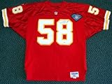 Derrick Thomas Autographed/Hand Signed Wilson Authentic KC Chiefs Jersey PSA/DNA #Q02897
