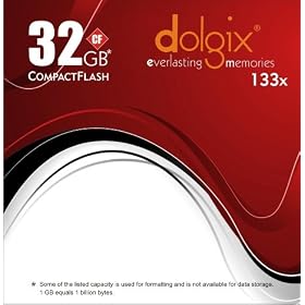 Dolgix 32GB Compact Flash (CF) Card - 133x