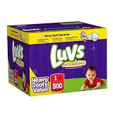 Luvs Ultra Leakguards Diapers, Size 1, 300 Count