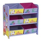 Enlarge toy image: Peppa Pig 6 Bin Storage - infant and baby development
