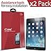 Apple iPad Air / iPad Air 2 Screen Protector iCarez® [HD Anti Glare] Highest Quality Premium High Definition (HD) & Anti fingerprint & anti-Scratch & Anti-Dust & Bubble-free & No rainbow & washable Screen Protector **PET Film Made in Japan** Easy install & Green healthy Product with Lifetime Replacement Warranty - Retail Packaging 2013 (Anti-Glare / Matte Anti-fingerprint for iPad Air / iPad Air 2 2-Pack)