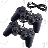 2 x USB GamePad Game Controller JoyPad for PC Computer Joystick