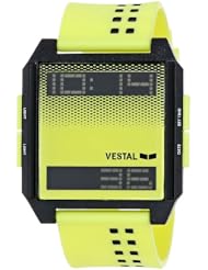 Vestal Unisex DIG026 Digichord Fluorescent Yellow and Black Watch