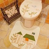CITYトイレマットフタカバーセット洗浄便座用