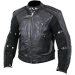 SAVE $129.05 - Defiant Men's Black Padded Biker Jacket with Mesh $99.95
