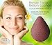 Oleavine All Natural Konjac Sponge - French Red Clay - Gentle Exfoliating Facial Sponge
