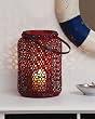 17.5" Red Metal Lantern 17.5" Red Metal Lantern