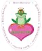 Toilet Tattoos TT-0002-O Queen For A Day Decorative Applique For Toilet Lid, Elongated