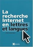 Recherche Internet en lettres et langues