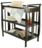 Dream On Me Contemporary Sleigh Changing Table, Black