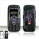 Black Jaguar SNAP-ON COVER HARD CASE PHONE PROTECTOR forLG LX260 Rumor LX-260