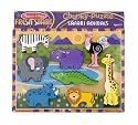 Melissa & Doug Deluxe Wooden Safari Chunky Puzzle