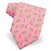 Sea Turtles Tie by Alynn Novelty - Pink Silk