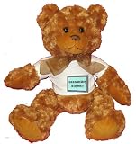 I'm not a insurance sales rep but I play one on TV Plush Teddy Bear with WHITE T-Shirt