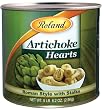 Roland Artichoke Hearts, Roman Style with Stalks, 8.2-Ounce Can