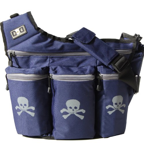 Diaper Dude Diaper Bag, Navy Skull and Bones #500S 51k02WgqYZL. SL500 Diaper Dude Diaper Bag, Navy Skull and Bones #500S
