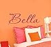 LucyLews Name Wall Decal for Girls Bedroom, Personalized Decor
