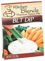 Kitchen Blends BLT Dip Mix, 1.2-Ounce Packages (Pack of 4)