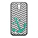 Creative House Beautiful Mint Leopard Chevron Anchor for Samsung Galaxy S4 9500 Best Durable Case