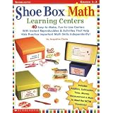Shoe Box Math Learning Centers: Forty Easy-to-Make, Fun-to-Use Centers with Instant Reproducibles and Activities That Help Kids Practice Important Math Skills--Independently, Grades 1-3 ~ Jacqueline Clarke