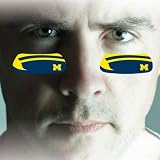 NCAA Michigan Wolverines 2-Pair Navy Blue Team-Colored Eye Black Strips
