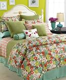 1891 by Sferra Bouquet Quilt, Full/Queen
