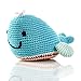Pebble Fair Trade, Hand Made Rattle - Deep Turquoise Whale
