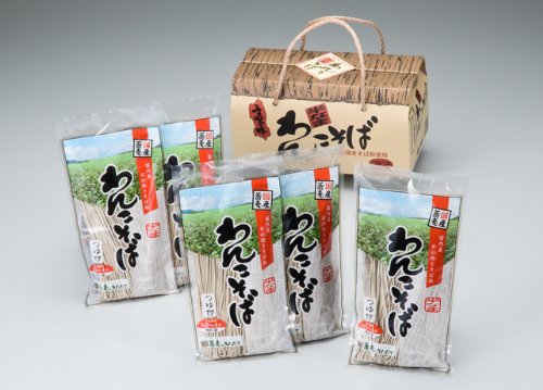 北舘製麺　半なまわんこそば 5袋セット つゆ付