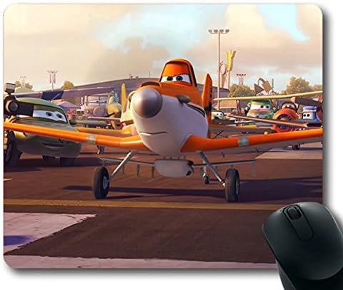 Planes Fire And Rescue Wallpaper Non-Slip Neoprene Rubber Standard Size 9 Inch(220mm) X 7 Inch(180mm) X 1/8(3mm) Cartoon Mousepad Comfortable Mouse Mat
