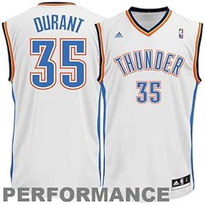 NBA Oklahoma City Thunder Kevin Durant Youth 8-20 Replica Home Jersey, X-Large, White