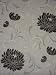 Kitchen & Housewares : Crown Linen Floral Wallpaper Grey/Black MO194